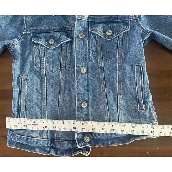 Abercrombie & Fitch Denim Jacket Medium Wash Women's Size XS - Picture 7 of 7